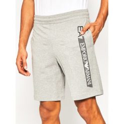 Szorty sportowe EA7 Emporio Armani 3HPS57 PJ05Z 3905. Szare spodenki sportowe męskie EA7 Emporio Armani, xl, bez wzorów, z bawełny, sportowe. Za 349,00 zł.
