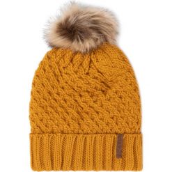 Czapka ROXY - ERJHA03555 YLK0. Żółte czapki damskie Roxy, bez wzorów, z materiału. Za 139,00 zł.
