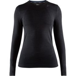 Craft T-Shirt Damski Fuseknit Comfort Ls Czarny M. Czarne koszulki damskie termoaktywne Craft, m, bez wzorów. W wyprzedaży za 109,00 zł.