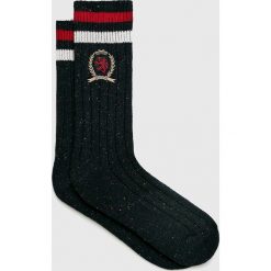 Tommy Hilfiger - Skarpety. Brązowe skarpetki męskie TOMMY HILFIGER, bez wzorów, z bawełny. W wyprzedaży za 29,90 zł.