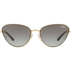 Vogue Eyewear - Okulary 0VO4111S.280/11.57. Żółte okulary przeciwsłoneczne damskie marki VOGUE Eyewear. W wyprzedaży za 399,90 zł.