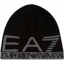 Czapka EA7 EMPORIO ARMANI - 275560 8A301 00020 Black. Czarne czapki damskie marki EA7 Emporio Armani, z materiału. W wyprzedaży za 179,00 zł.