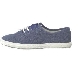 Tamaris Damskie trampki 1-1-23609-22 -807 Navy Jeans (rozmiar 36). Niebieskie trampki i tenisówki damskie Tamaris, bez wzorów, z jeansu, na sznurówki. W wyprzedaży za 105,00 zł.