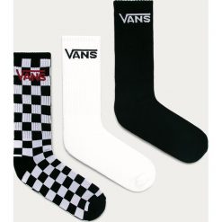 Vans - Skarpetki (3-pack). Czarne skarpetki męskie Vans, bez wzorów, z elastanu. Za 79,90 zł.