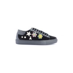 Buty Patrizia Pepe 2V7273/A2WC-K103. Czarne trampki i tenisówki damskie Patrizia Pepe, bez wzorów, bez zapięcia. Za 499,00 zł.