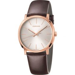 Calvin Klein Posh Zegarek Brązowy. Pomarańczowe zegarki męskie Calvin Klein, ze stali. Za 1191,95 zł.