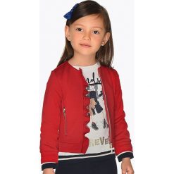 Mayoral - Bluza dziecięca 92-134 cm. Czerwone bluzy dziewczęce Mayoral, bez wzorów, z elastanu, bez rękawów, bez kaptura. W wyprzedaży za 99,90 zł.