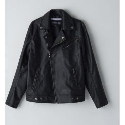 Kurtka biker -. Kurtki męskie Cropp, s, bez wzorów, bez kaptura. Za 199,99 zł.