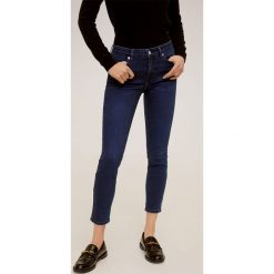 Mango - Jeansy Sculpt. Niebieskie jeansy damskie Mango, bez wzorów, z elastanu. W wyprzedaży za 71,90 zł.