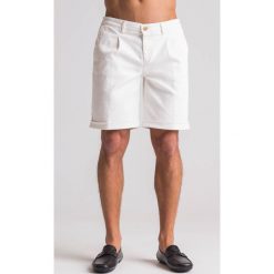 Bermudy Trussardi Jeans - Biały. Białe spodenki i szorty męskie Trussardi Jeans, m, bez wzorów, z bawełny. Za 234,50 zł.