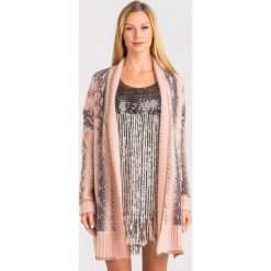 KARDIGAN TWINSET. Szare swetry damskie Twinset, s, z aplikacjami, z wełny. Za 659,40 zł.