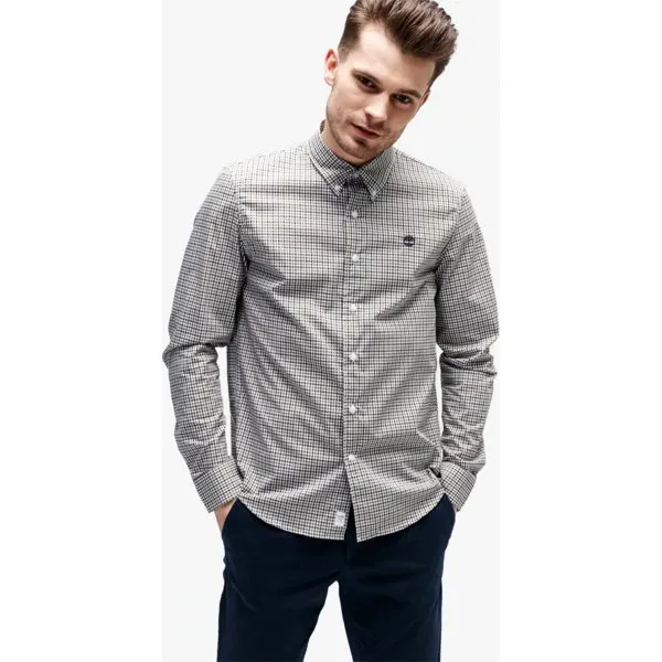 Timberland Koszula Ls Suncook River Gingham Dobby , zielony, rozmiar XXL. Zielone koszule męskie Timberland, xxl, bez wzorów, z bawełny, klasyczne, z klasycznym kołnierzykiem, bez rękawów. W wyprzedaży za 229,99 zł.