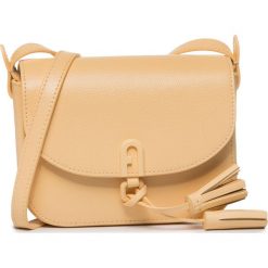 Torebka FURLA - 1927 Mini Crossbody 1065197 17 02A Crema h. Żółte listonoszki damskie Furla, z aplikacjami, ze skóry, zdobione, bez dodatków. Za 1099,00 zł.