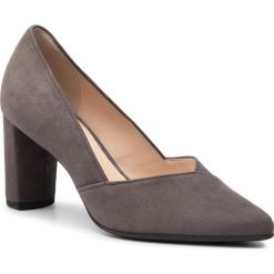 Półbuty HÖGL - 8-107502 Darkgrey 6600. Szare półbuty damskie HÖGL, bez wzorów, ze skóry, eleganckie, bez obcasa, na obcasie, bez zapięcia. W wyprzedaży za 429,00 zł.