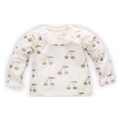 Pinokio Bluza Dziewczęca Z Czereśniami 68 Kremowa. Białe bluzy dziewczęce marki Pinokio. Za 39,00 zł.
