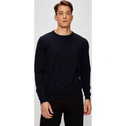 Pierre Cardin - Sweter. Niebieskie swetry męskie marki Pierre Cardin, xl, bez wzorów, z bawełny, z okrągłym kołnierzem, bez kaptura. W wyprzedaży za 219,90 zł.