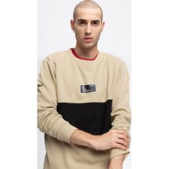 Bluza męska TSML261 - beż. Szare bluzy męskie marki 4f, m, bez wzorów, z dzianiny, bez kołnierzyka, bez rękawów, bez kaptura. W wyprzedaży za 59,99 zł.