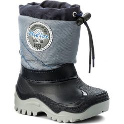 Buty zimowe chłopięce: Śniegowce MUFLON – 22-468CH Granatowy 1
