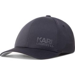 Czapka z daszkiem KARL LAGERFELD - 805613 502122 990. Czarne czapki damskie KARL LAGERFELD, bez wzorów, z elastanu. Za 249,00 zł.