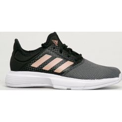 Adidas Performance - Buty GameCourt W. Czarne buty sportowe damskie adidas Performance, z gumy. Za 249,90 zł.
