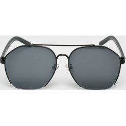 Answear - Okulary. Czarne okulary przeciwsłoneczne damskie ANSWEAR. W wyprzedaży za 49,90 zł.