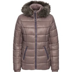 Kurtka zimowa bonprix brązowy. Pomarańczowe kurtki damskie bonprix, na zimę, bez wzorów, bez kaptura. Za 69,99 zł.