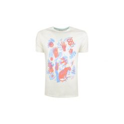 T-shirty z krótkim rękawem Pepe jeans PM504025 / Shiro. Białe t-shirty męskie Pepe Jeans, m, bez wzorów, z jeansu, bez kołnierzyka, krótkie. Za 99,00 zł.