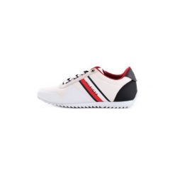 Buty Tommy Hilfiger FM02270. Białe trampki męskie TOMMY HILFIGER, bez wzorów, bez zapięcia. Za 383,51 zł.