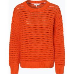 Tommy Hilfiger - Sweter damski, pomarańczowy. Pomarańczowe swetry damskie TOMMY HILFIGER, m, bez wzorów, z bawełny, bez rękawów, bez kaptura. Za 449,95 zł.