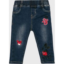 Blukids - Spodnie dziecięce 74-98 cm. Niebieskie spodnie chłopięce Blukids, bez wzorów, z elastanu, casualowe. W wyprzedaży za 39,90 zł.
