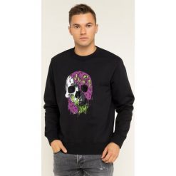 Bluza Just Cavalli S03GU0072. Czarne bluzy męskie Just Cavalli, s, bez wzorów, bez kołnierzyka, bez rękawów, bez kaptura. W wyprzedaży za 479,00 zł.