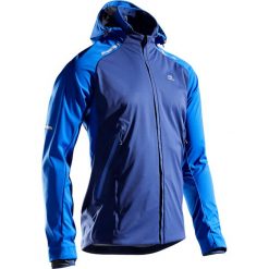 Kurtka Męska Kiprun Warm Regul Niebieska. Niebieskie kurtki sportowe męskie KIPRUN, s, bez wzorów, z poliesteru, bez kaptura, do biegania. Za 219,99 zł.