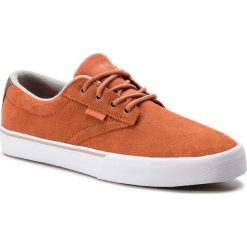 Tenisówki ETNIES - Jameson Vulc 4101000449 Brown/White 217. Pomarańczowe półbuty męskie Etnies, ze skóry. W wyprzedaży za 219,00 zł.