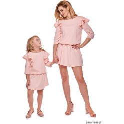 Sukienki dziewczęce: Sukienka dziewczęca mama i córka LD8/3