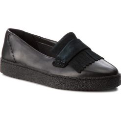 Półbuty damskie: Półbuty CLARKS – Lillia Lottie 261308364 Black Combi Leather