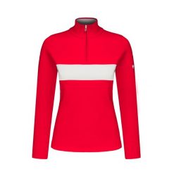 Sweter DESCENTE MIRIAM Czerwony. Czerwone swetry damskie marki Descente, bez wzorów, z wełny, sportowe, bez rękawów, bez kaptura. W wyprzedaży za 680,00 zł.