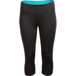 Legginsy treningowe damskie SPDF602 - głęboka czerń - Outhorn. Spodnie damskie Outhorn, bez wzorów, na fitness i siłownię. W wyprzedaży za 49,99 zł.