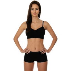 Biustonosze sportowe: Brubeck Biustonosz Comfort Cotton czarny r. 70A (BR00012A)