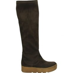 Kozaki - DEMY15 CAM TD. Brązowe buty zimowe damskie marki Venezia, ze skóry. Za 159,00 zł.