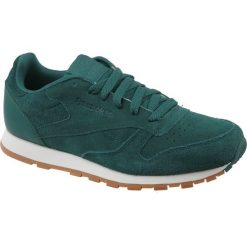 Reebok CL Leather SG CM9079 buty sneakers, buty sportowe uniseks zielone 36. Zielone buty sportowe damskie Reebok, bez wzorów, ze skóry, sportowe, reebok classic. W wyprzedaży za 179,99 zł.