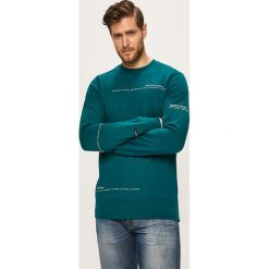 Scotch & Soda - Bluza. Zielone bluzy męskie s, z nadrukiem, z bawełny, z okrągłym kołnierzem. Za 379,90 zł.