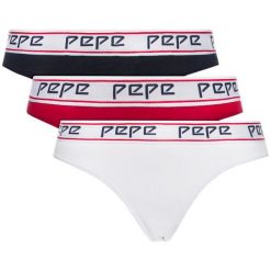 Zestaw 3 par fig klasycznych Pepe Jeans Mairi PLU10438. Figi damskie Pepe Jeans, xs, bez wzorów, z elastanu. W wyprzedaży za 99,00 zł.