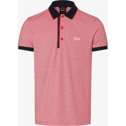 BOSS Athleisure - Męska koszulka polo – Paule, czerwony. Czerwone koszulki męskie BOSS Athleisure, m, z haftami, polo, bez rękawów. Za 425,95 zł.