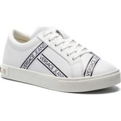 Sneakersy VERSACE JEANS - E0VTBSF5 70912 003. Białe półbuty damskie Versace Jeans, z jeansu. W wyprzedaży za 499,00 zł.