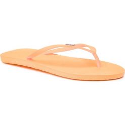 Japonki ROXY - ARJL100663 Crl. Pomarańczowe klapki damskie Roxy, bez wzorów, z tworzywa sztucznego, bez obcasa. W wyprzedaży za 49,00 zł.