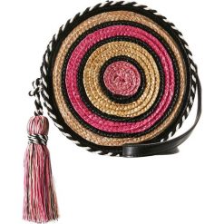 Torebki klasyczne damskie: Rebecca Minkoff STRAW CIRCLE CROSSBODY Torba na ramię pink multi