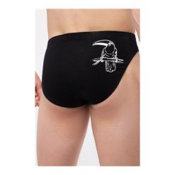Slipy MP-1480 Czarne. Czarne slipy męskie Atlantic, m, bez wzorów. Za 48,90 zł.