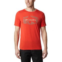 Koszulka Columbia Terra Vale™ II SS Tee 1888843845. Czerwone koszulki męskie Columbia, s, bez wzorów, bez kołnierzyka, bez rękawów. Za 126,99 zł.