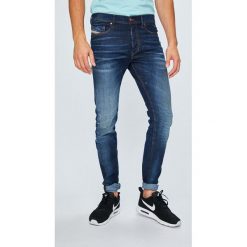 Diesel - Jeansy Tepphar. Niebieskie jeansy męskie slim Diesel. W wyprzedaży za 849,90 zł.