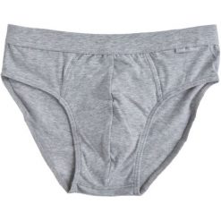 Klasyczne Męskie Slipy, Bawełna z Elastanem, Szare – Pako Jeans MAJSPJNSROCKYpopiel. Szare majtki męskie m, z elastanu. Za 24,00 zł.